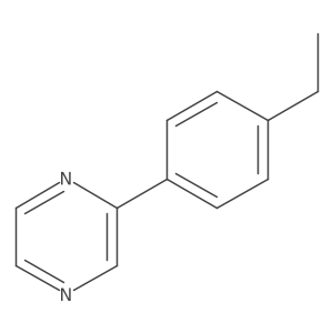 2-(4-Ethylphenyl)pyrazine结构式