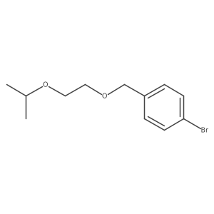 1-Bromo-4-{[2-(propan-2-yloxy)ethoxy]methyl}benzene结构式