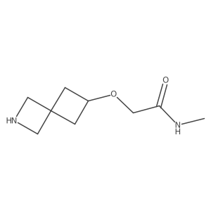2-(2-Azaspiro[3.3]heptan-6-yloxy)-N-methylacetamide结构式