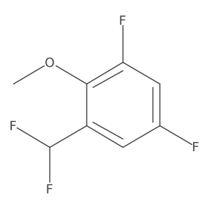 2,4-Difluoro-6-(difluoromethyl)anisole Structure