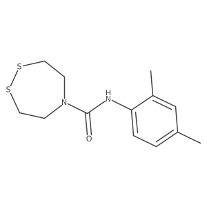 N-(2,4-dimethylphenyl)-1,2,5-dithiazepane-5-carboxamide Structure