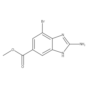 methyl 2-amino-4-bromo-1H-1,3-benzodiazole-6-carboxylate Structure