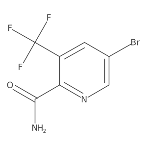 5-Bromo-3-(trifluoromethyl)picolinamide Structure