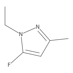 1-Ethyl-5-fluoro-3-methyl-1H-pyrazole Structure