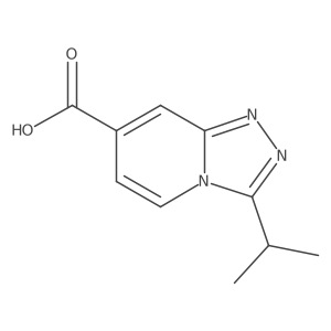 3-Isopropyl-[1,2,4]triazolo[4,3-a]pyridine-7-carboxylic acid结构式