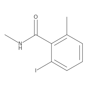 2-Iodo-N,6-dimethylbenzamide Structure