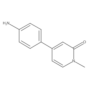 4-(4-aminophenyl)-1-methylpyridin-2(1H)-one结构式