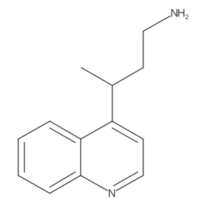 3-(Quinolin-4-yl)butan-1-amine Structure
