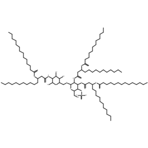 3-Deacyl-hexaacyl monophosphoryl lipid A Structure