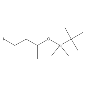 Tert-butyl((4-iodobutan-2-yl)oxy)dimethylsilane结构式