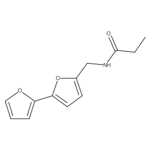 N-([2,2'-bifuran]-5-ylmethyl)propionamide Structure