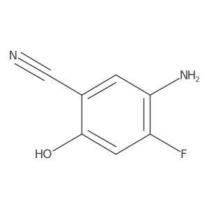 5-Amino-4-fluoro-2-hydroxybenzonitrile Structure
