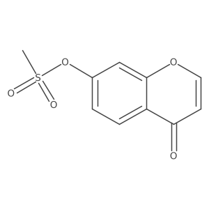 4-oxo-4H-chromen-7-yl methanesulfonate Structure