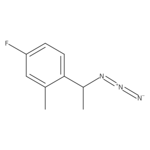 1-[(1S)-1-Azidoethyl]-4-fluoro-2-methylbenzene结构式