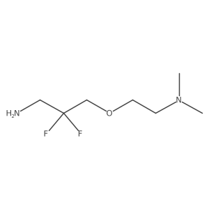 [2-(3-Amino-2,2-difluoropropoxy)ethyl]dimethylamine结构式
