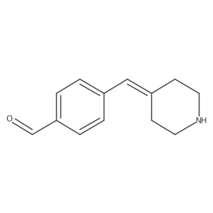 4-[(Piperidin-4-ylidene)methyl]benzaldehyde结构式