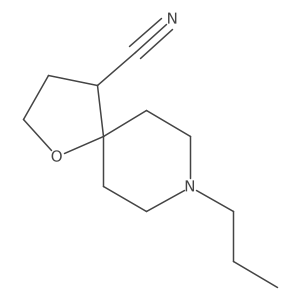 8-Propyl-1-oxa-8-azaspiro[4.5]decane-4-carbonitrile Structure
