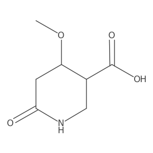 4-Methoxy-6-oxopiperidine-3-carboxylic acid Structure