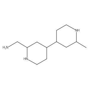 [4-(2-Methylpiperidin-4-yl)piperidin-2-yl]methanamine Structure