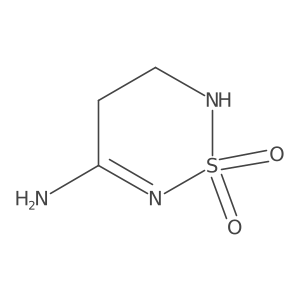 5-Amino-3,4-dihydro-2H-1,2,6-thiadiazine 1,1-dioxide Structure