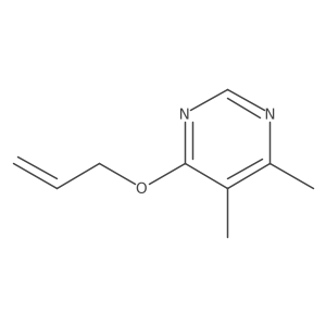 4,5-Dimethyl-6-(prop-2-en-1-yloxy)pyrimidine Structure