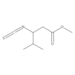 Methyl 3-isothiocyanato-4-methylpentanoate Structure