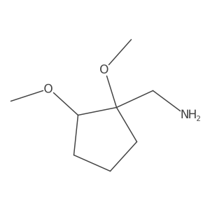 (1,2-Dimethoxycyclopentyl)methanamine Structure