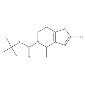 tert-Butyl 2-chloro-4-methyl-6,7-dihydrothiazolo[4,5-c]pyridine-5(4H)-carboxylate Structure