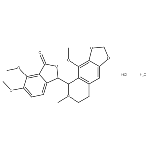 Noscapine hydrochloride hydrate结构式