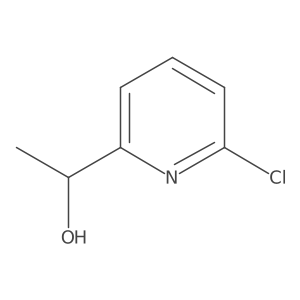 (1R)-1-(6-chloropyridin-2-yl)ethan-1-ol结构式