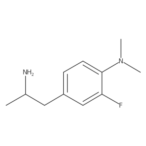 4-[(2R)-2-aminopropyl]-2-fluoro-N,N-dimethylaniline结构式