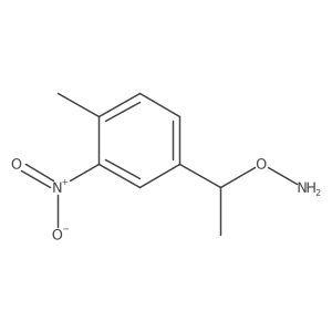 O-[1-(4-methyl-3-nitrophenyl)ethyl]hydroxylamine结构式