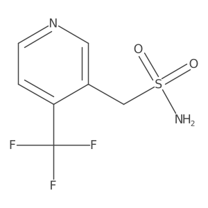 [4-(Trifluoromethyl)pyridin-3-yl]methanesulfonamide结构式