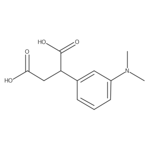 2-[3-(Dimethylamino)phenyl]butanedioic acid结构式