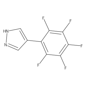 4-(pentafluorophenyl)-1H-pyrazole Structure