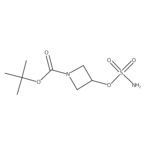 Tert-butyl 3-(sulfamoyloxy)azetidine-1-carboxylate Structure