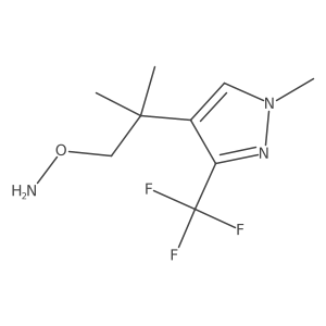 O-{2-methyl-2-[1-methyl-3-(trifluoromethyl)-1H-pyrazol-4-yl]propyl}hydroxylamine Structure