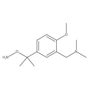({5-[2-(Aminooxy)propan-2-yl]-2-methoxyphenyl}methyl)dimethylamine Structure