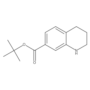 tert-Butyl 1,2,3,4-tetrahydroquinoline-7-carboxylate Structure