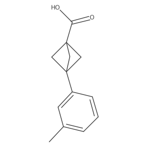 3-(3-Methylphenyl)bicyclo[1.1.1]pentane-1-carboxylic acid Structure