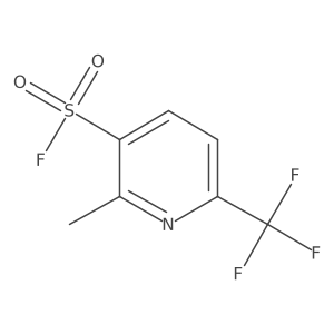 2-Methyl-6-(trifluoromethyl)pyridine-3-sulfonyl fluoride Structure