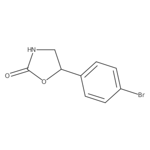 (S)-5-(4-bromophenyl)oxazolidin-2-one Structure