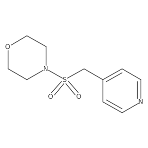 4-(Pyridin-4-ylmethylsulfonyl)morpholine结构式