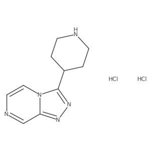 3-Piperidin-4-yl-[1,2,4]triazolo[4,3-a]pyrazine;dihydrochloride结构式