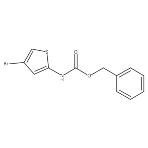 Benzyl N-(4-bromothiophen-2-yl)carbamate结构式