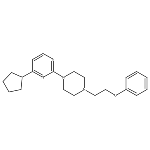 2-[4-(2-Phenoxyethyl)piperazin-1-yl]-4-(pyrrolidin-1-yl)pyrimidine Structure