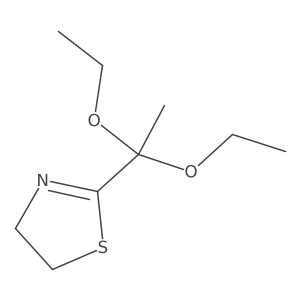2-(1,1-Diethoxyethyl)-4,5-dihydrothiazole Structure
