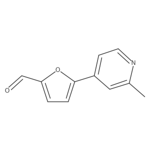 5-(2-Methylpyridin-4-yl)furan-2-carbaldehyde Structure