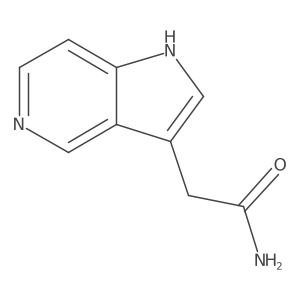 1H-Pyrrolo[3,2-c]pyridine-3-acetamide结构式