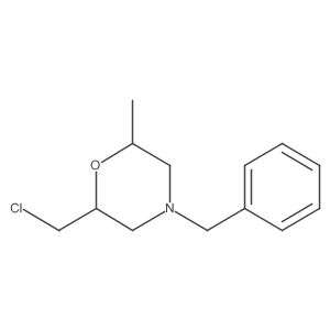 4-Benzyl-2-(chloromethyl)-6-methylmorpholine Structure